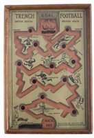 Lot 54 - WW1 British Propaganda Trench Football pinball game