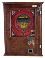 Lot 72 - Playball Automatic penny slot pinball machine by British Manufacturing Company