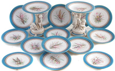 Lot 258 - Royal Worcester dessert service