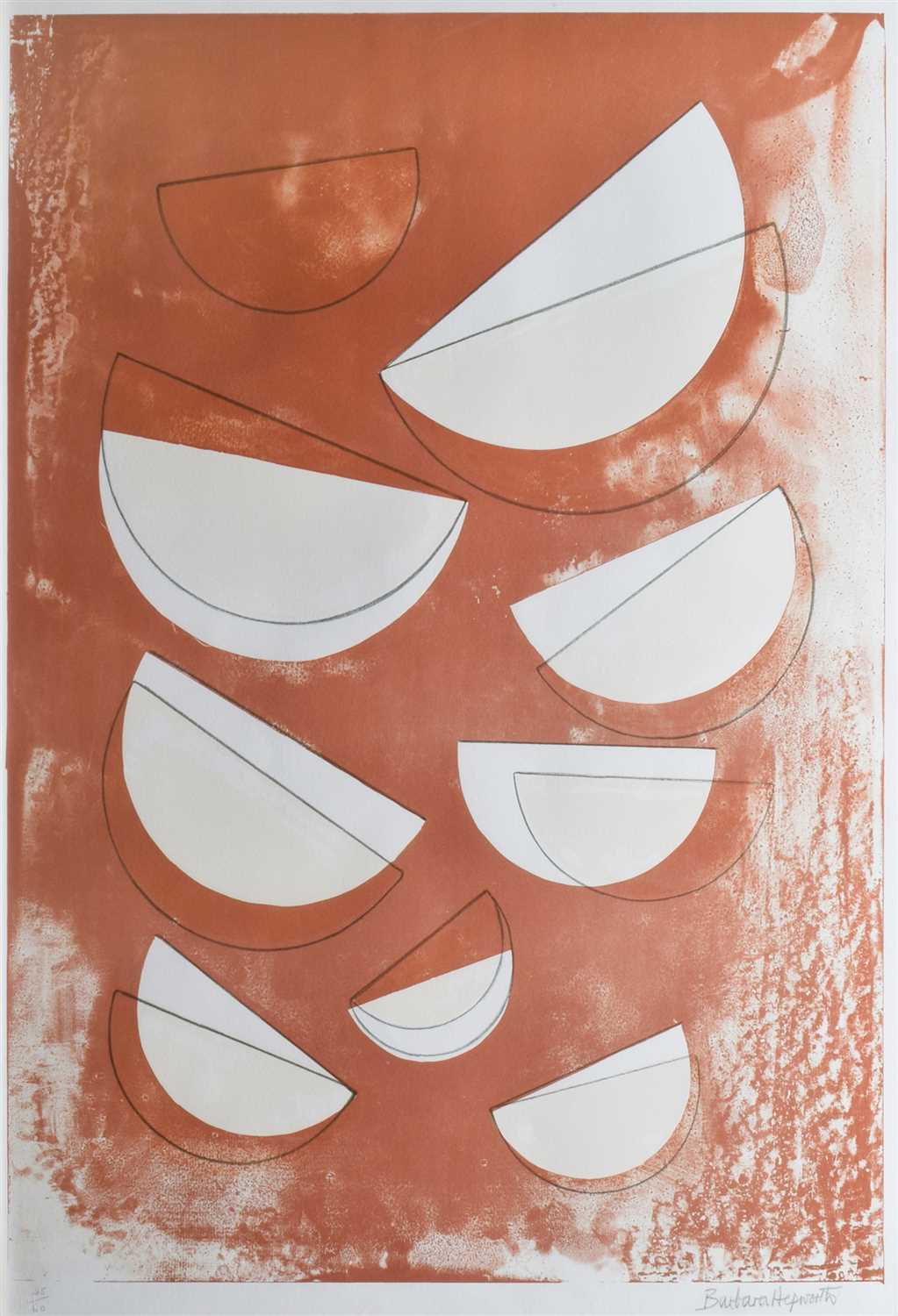 315 - Barbara Hepworth, "Olympus", signed lithograph.