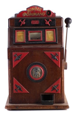 Lot 80 - Bomber Command penny slot one arm bandit