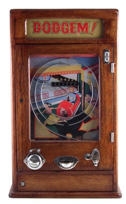 Lot 87 - Dodgem penny slot pin ball machine