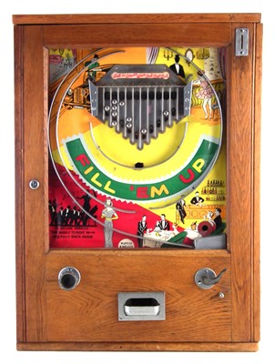 Lot 100 - Ruffler and Walker 'Fill Em Up' penny slot pinball machine