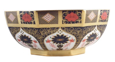 Lot 230 - Crown Derby Octagonal bowl