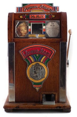 Lot 103 - Screen Stars penny slot one armed bandit