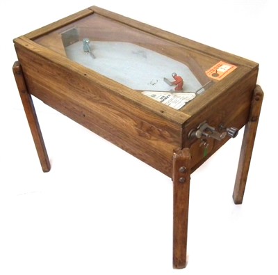 Lot 116 - Ruffler and Walker 'The Deluxe Ice Hockey' games penny slot table