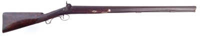 Lot 24 - Percussion sporting gun by S. Conway of Stockport