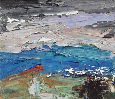 Lot 350 - Stephen Stringer, Rural view, oil.