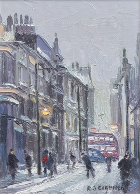 Lot 381 - Reg Gardner, "John Dalton Street, Manchester", oil.