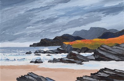 Lot 364 - David Barnes, "On the North Coast", oil.
