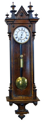 Lot 299 - 19th century Vienna regulator.