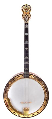 Lot 85 - Vega III / Vegavox tenor four string banjo