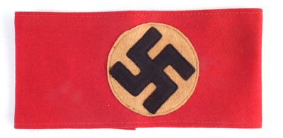 Lot 184 - German Third Reich WWII NSDAP woollen arm band.