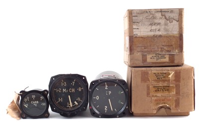 Lot 256 - Aircraft cockpit gauges