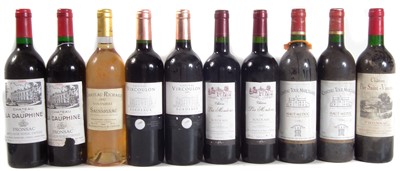 Lot 148 - Richard Saussignac (Organic), de La Dauphine Fronsac, Vircoulon (Medaille D'Argent 2008) Bordeaux, Tour Marcillanet Haut-Medoc Cru Boureois, Les Mondons Bordeaux and Puy Saint Vincent Fronsac.