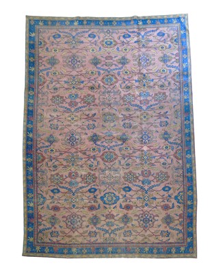 Lot 549 - Late 19th century Lilihan carpet.
