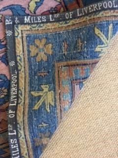 Lot 549 - Late 19th century Lilihan carpet.