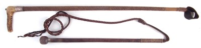 Lot 329 - Two riding crops for the 16th and 5th Lancers
