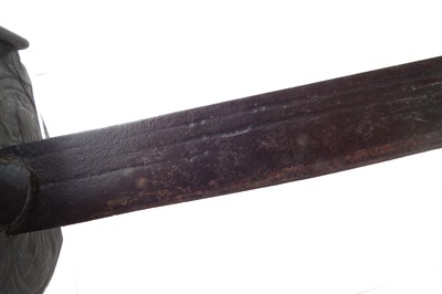 Lot 145 - Basket hilted mortuary sword