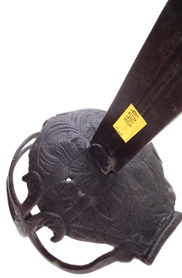 Lot 145 - Basket hilted mortuary sword