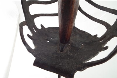 Lot 145 - Basket hilted mortuary sword