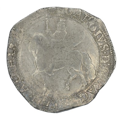Lot 209 - Charles I, Halfcrown, mm. sun.