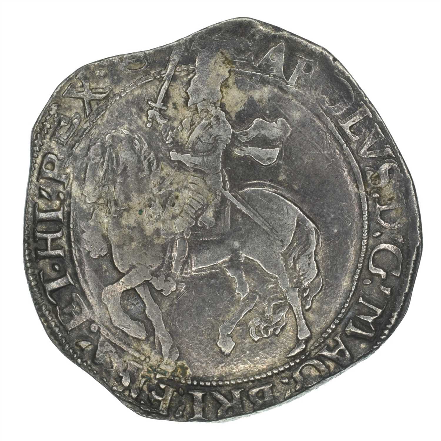 Lot 203 - Charles I, Halfcrown, mm. triangle in circle.