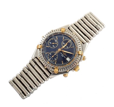 Lot 268 - A gents Breitling Chronomat steel chronograph wristwatch
