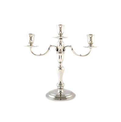 Lot 70 - A 1970s Mappin & Webb silver candelabra