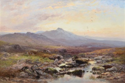 Lot 447 - William Widgery, Dartmoor, oil.