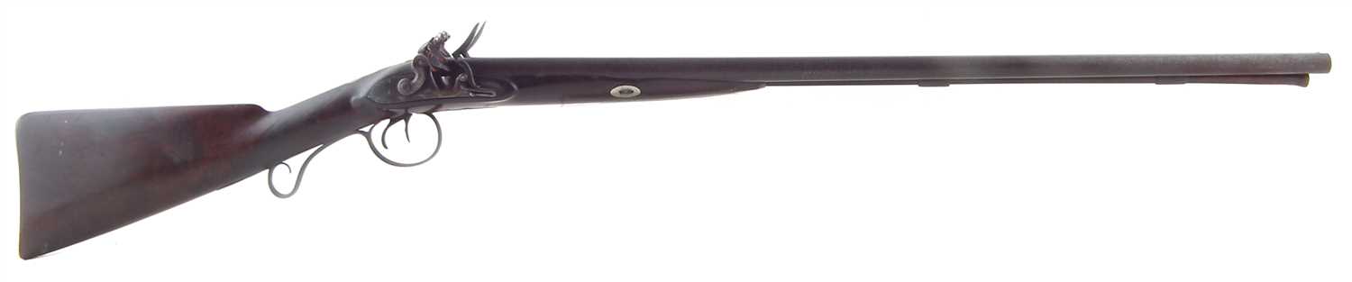 Lot 5 - Flintlock double barrel shotgun