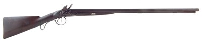 Lot 5 - Flintlock double barrel shotgun