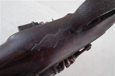 Lot 5 - Flintlock double barrel shotgun
