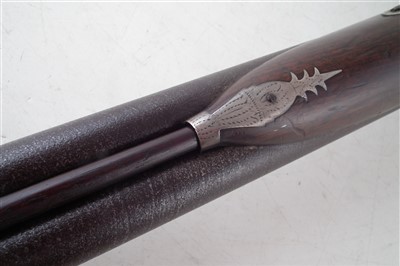 Lot 5 - Flintlock double barrel shotgun