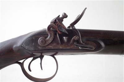 Lot 5 - Flintlock double barrel shotgun