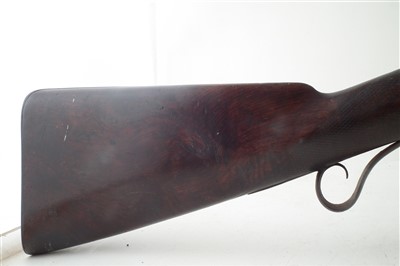 Lot 5 - Flintlock double barrel shotgun