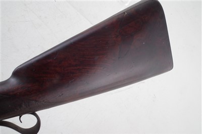Lot 5 - Flintlock double barrel shotgun