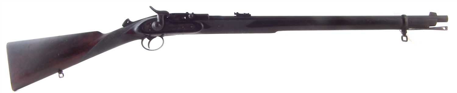 Lot 37 - Westley Richards Monkey Tail converted to centre fire