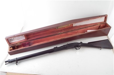 Lot 37 - Westley Richards Monkey Tail converted to centre fire