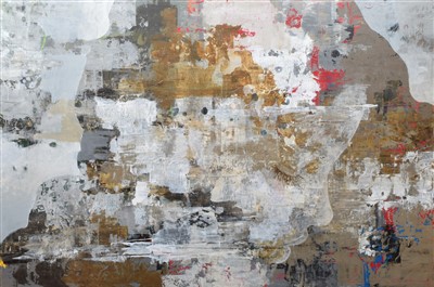 Lot 328 - Edo Kaiij, "Infinity", oil.