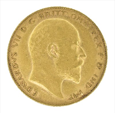 Lot 151 - King Edward VII, Half-Sovereign, 1909.