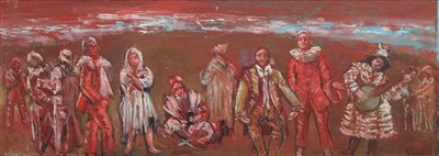 Lot 317 - Andrew Vicari, "The Evening Before", oil.