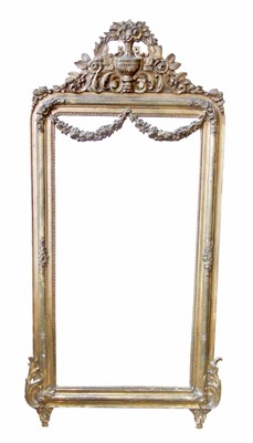 Lot 541 - Victorian pier glass.