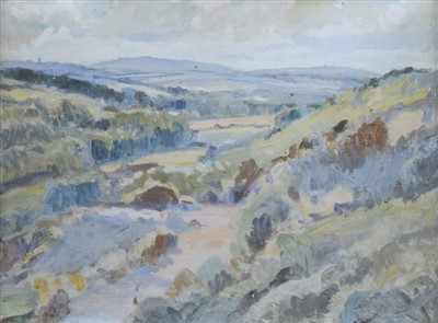 Lot 309 - Stanley Horace Gardiner, Rural view, oil.