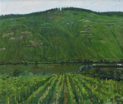 Lot 346 - Ken Howard, Vineyards, oil.