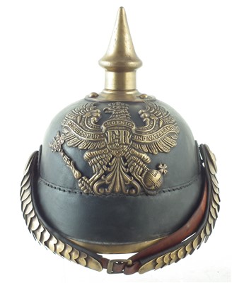Lot 208 - Reproduction Pickelhaube helmet