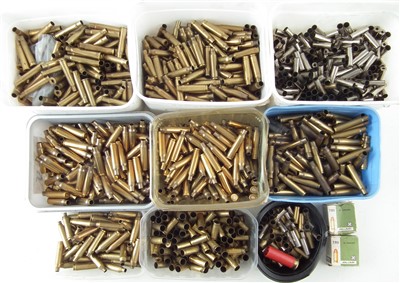 Lot 290 - Collection of brass cartridge cases