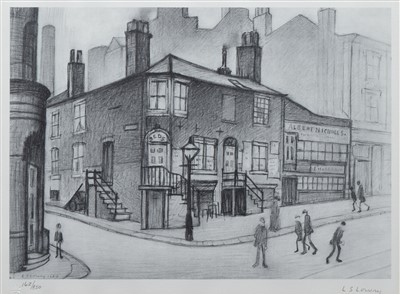 Lot 280 - After L.S. Lowry, "Great Ancoats Street", signed print.