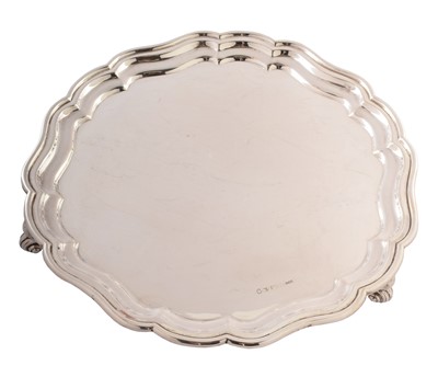 Lot 48 - Silver salver