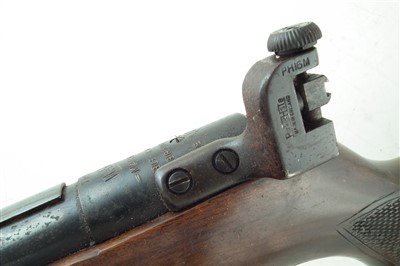 Lot 166 - Webley Mk3 .22 air rifle with target sight